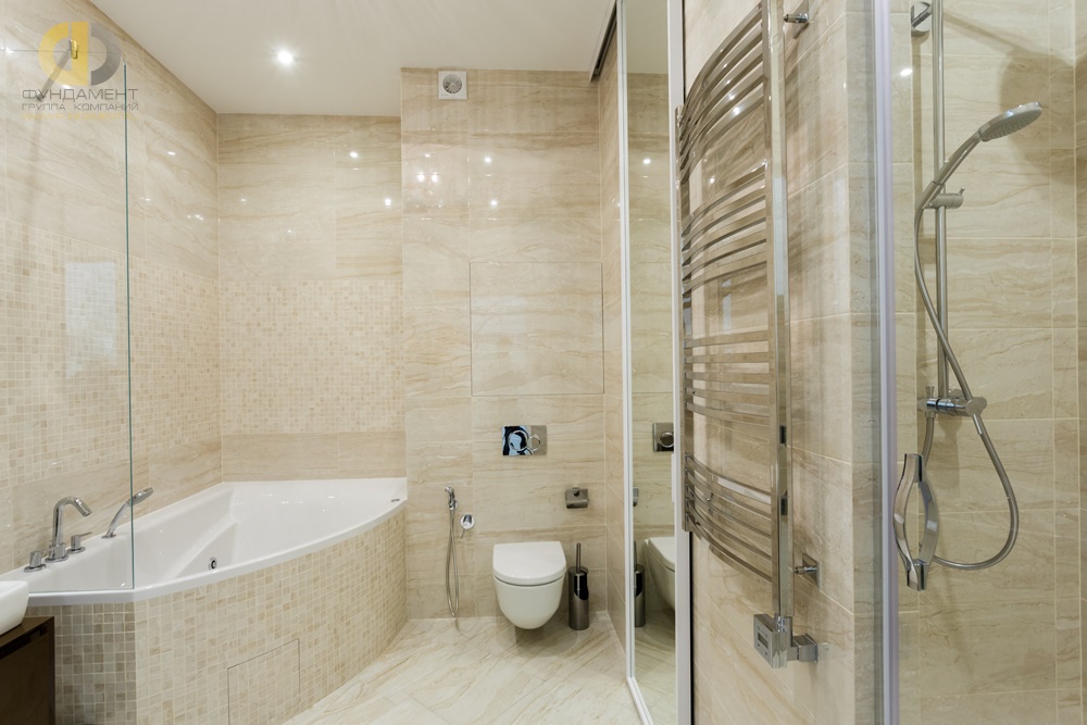 Ванная комната с мозаичным декором